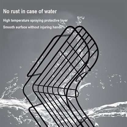 Corner Bathroom Shelf | Rustproof Wall-Mounted Shower Organizer for Toiletries & Skincare Storage