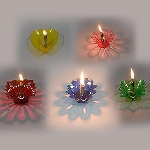 Rangoli Reflective Diya (Set of 12) | 3D Shadow Reflective Diwali Diya