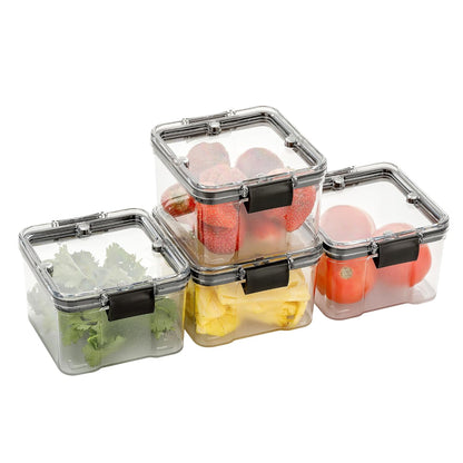 Lock & Lock Airtight Food Storage Container – 400ml And 700ml, BPA-Free, Freezer Safe (Pack of 4)