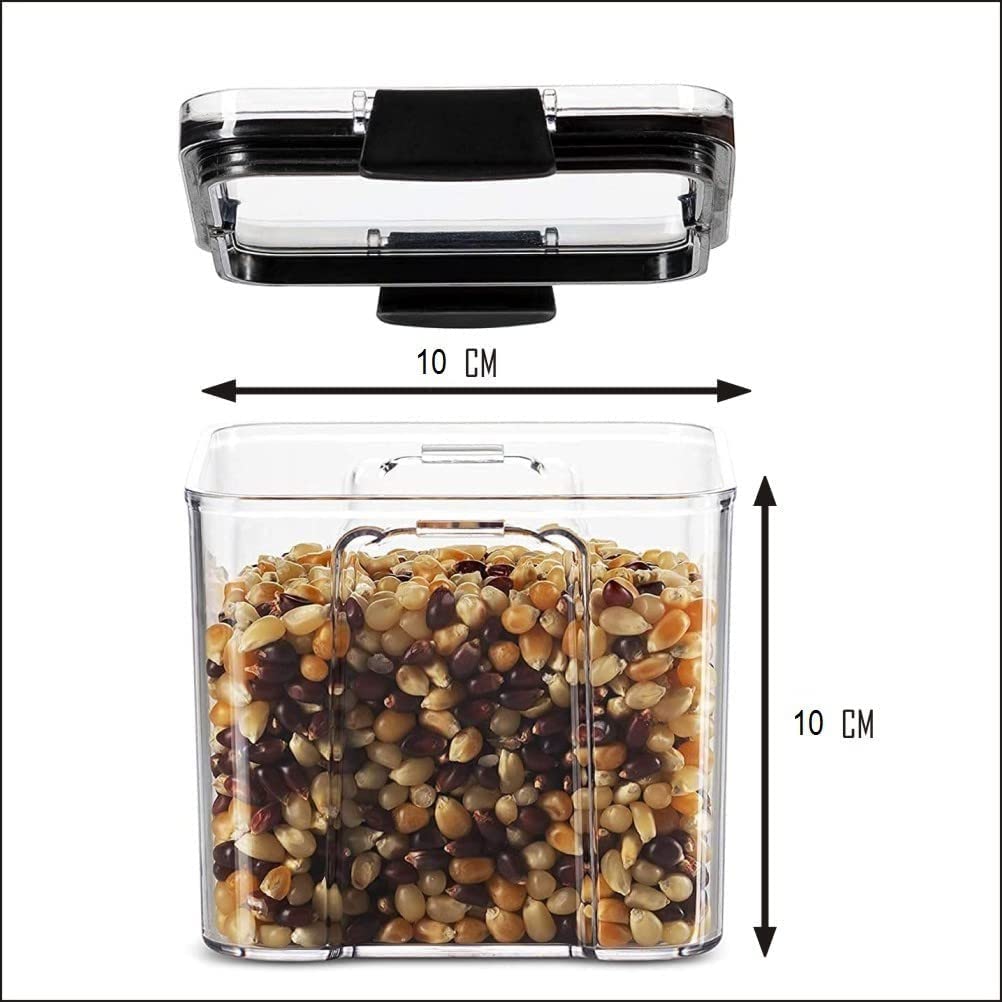 Lock & Lock Airtight Food Storage Container – 400ml And 700ml, BPA-Free, Freezer Safe (Pack of 4)