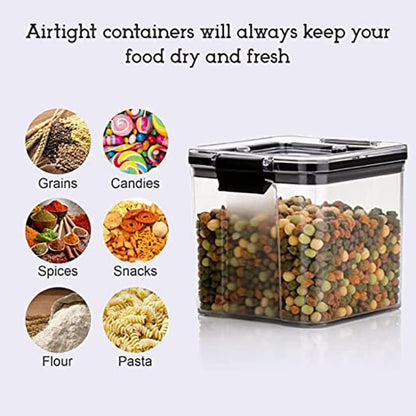 Lock & Lock Airtight Food Storage Container – 400ml And 700ml, BPA-Free, Freezer Safe (Pack of 4)