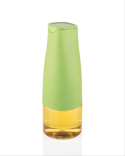 Automatic Gravity Open & Close Cap, Blue-Green Oil Dispenser Bottle 500 ML for Kitchen